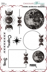 Celestial Rubber Stamp set - A4